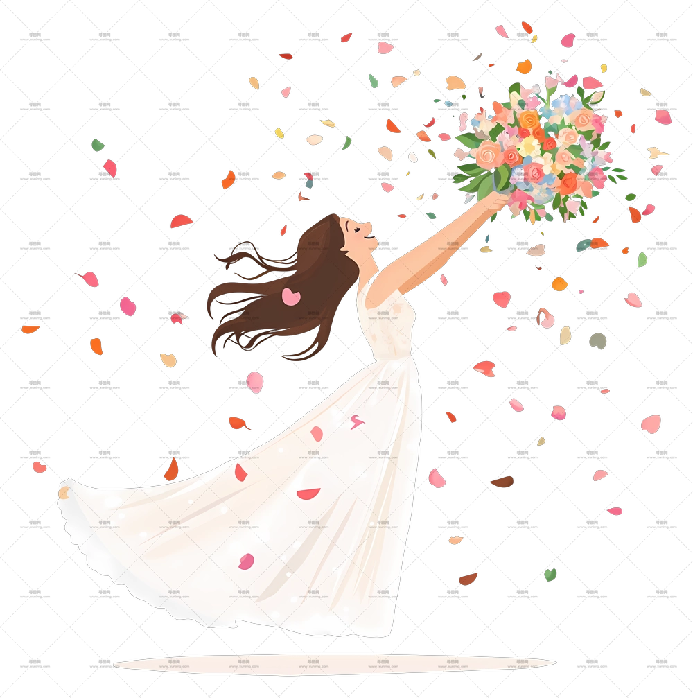 抛花束 – 新娘抛花束PNG免抠图预览图 抛花束 – 新娘抛花束PNG免抠图预览图