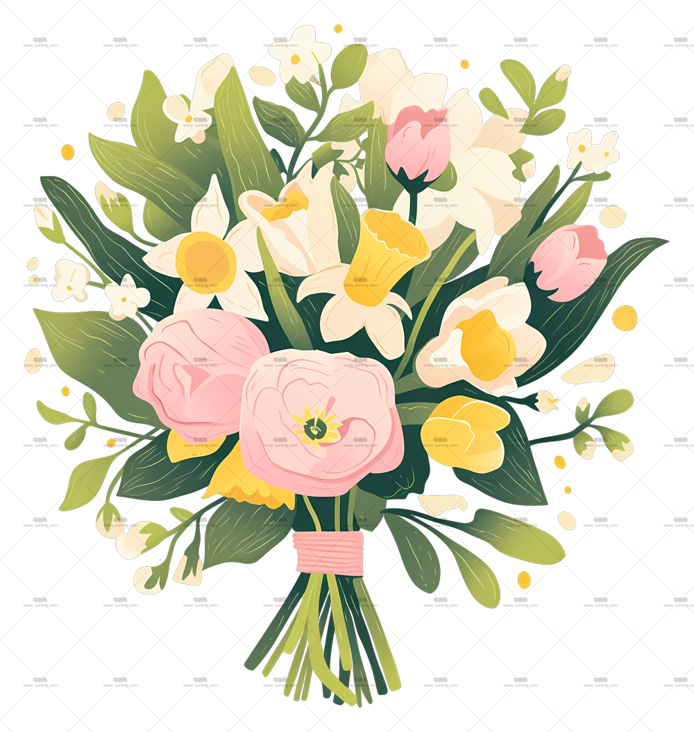 婚礼花束 – 多彩花卉花束PNG免抠图预览图 婚礼花束 – 多彩花卉花束PNG免抠图预览图