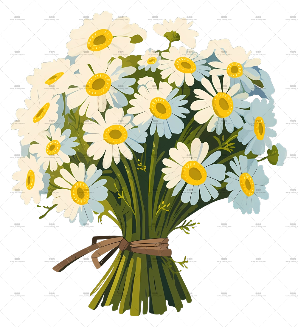 雏菊花束 – 雏菊花束PNG免抠图预览图