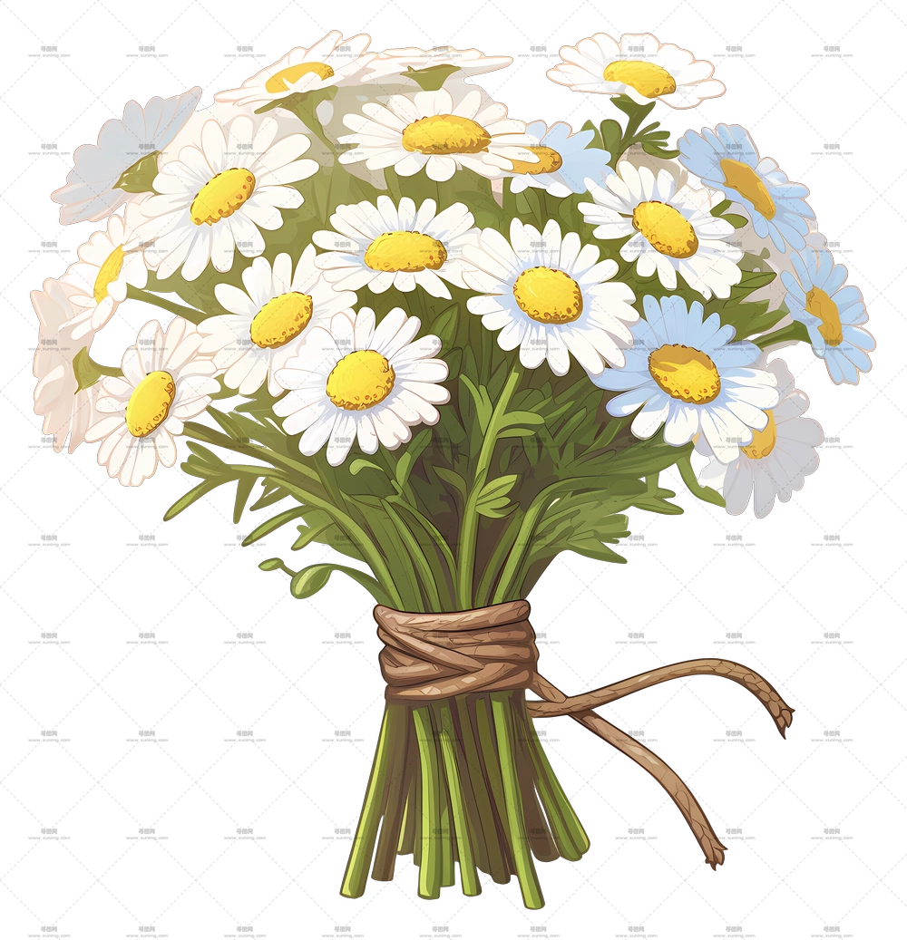 Daisy Bouquet – 白 Daisy 花束PNG免抠图预览图 Daisy Bouquet – 白 Daisy 花束PNG免抠图预览图