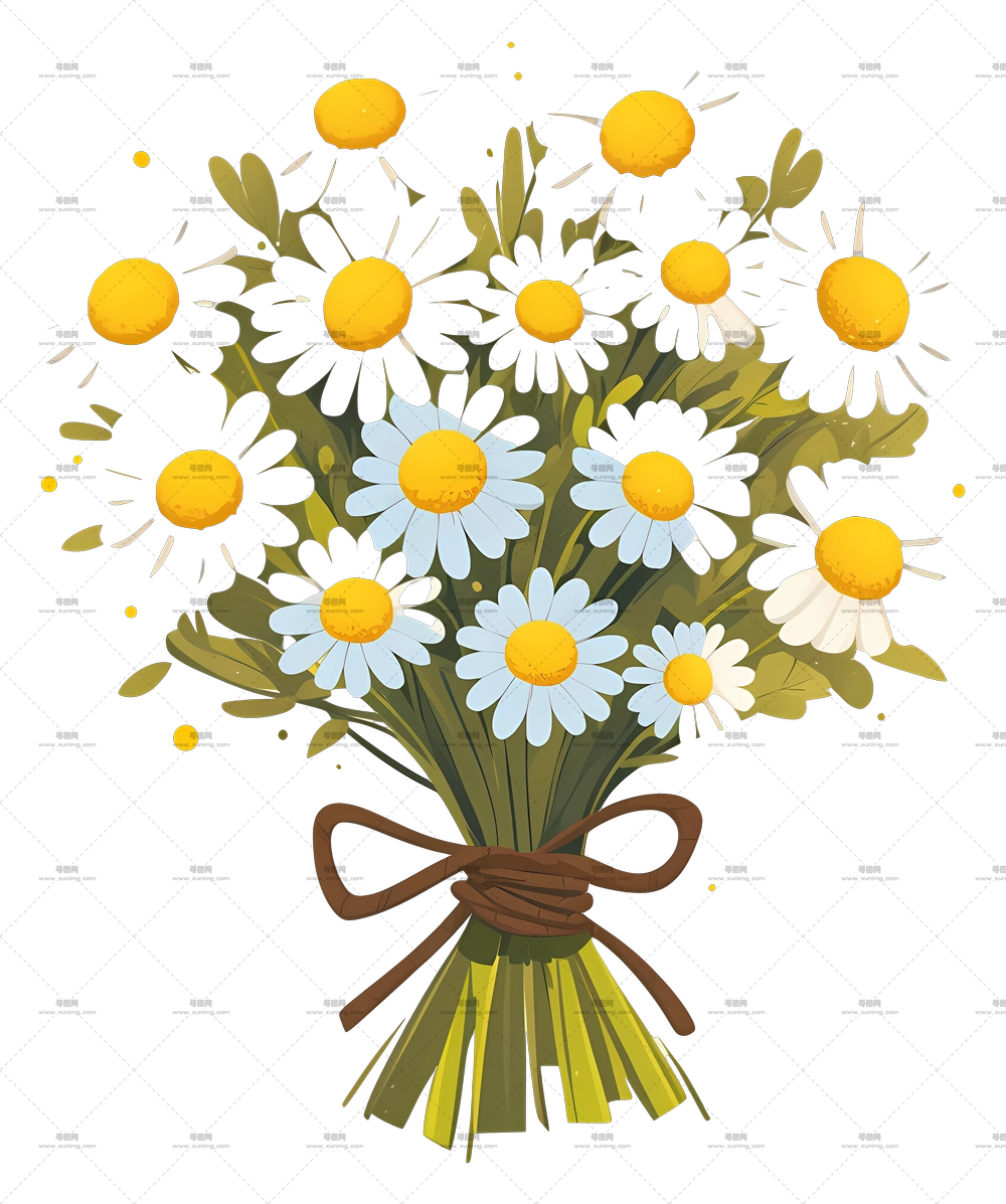 雏菊花束 – 雏菊花束PNG免抠图预览图 雏菊花束 – 雏菊花束PNG免抠图预览图