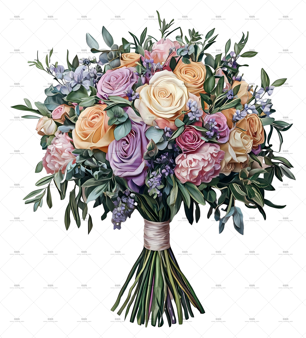 新娘花束 – 美丽的花束PNG免抠图预览图