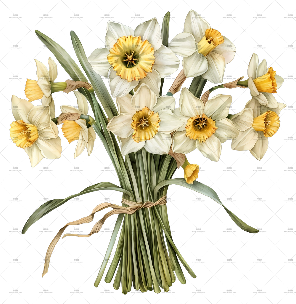 郁金香花束 – 美丽的郁金香花束PNG免抠图预览图