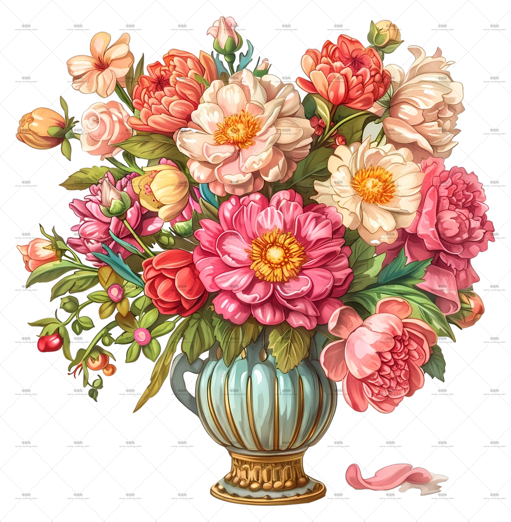 美丽的花束PNG免抠图预览图