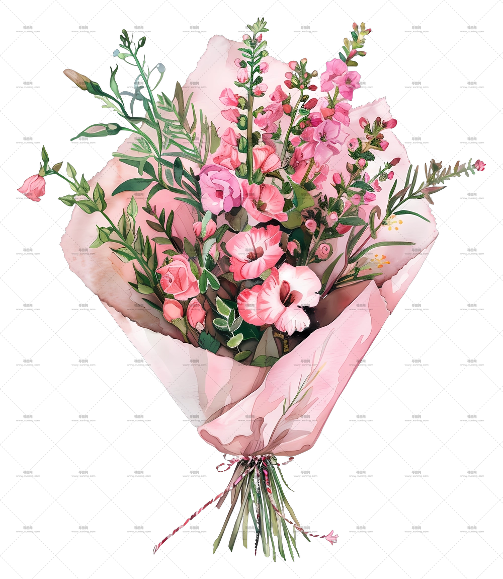 骁龙花束 – 美丽的花束PNG免抠图预览图