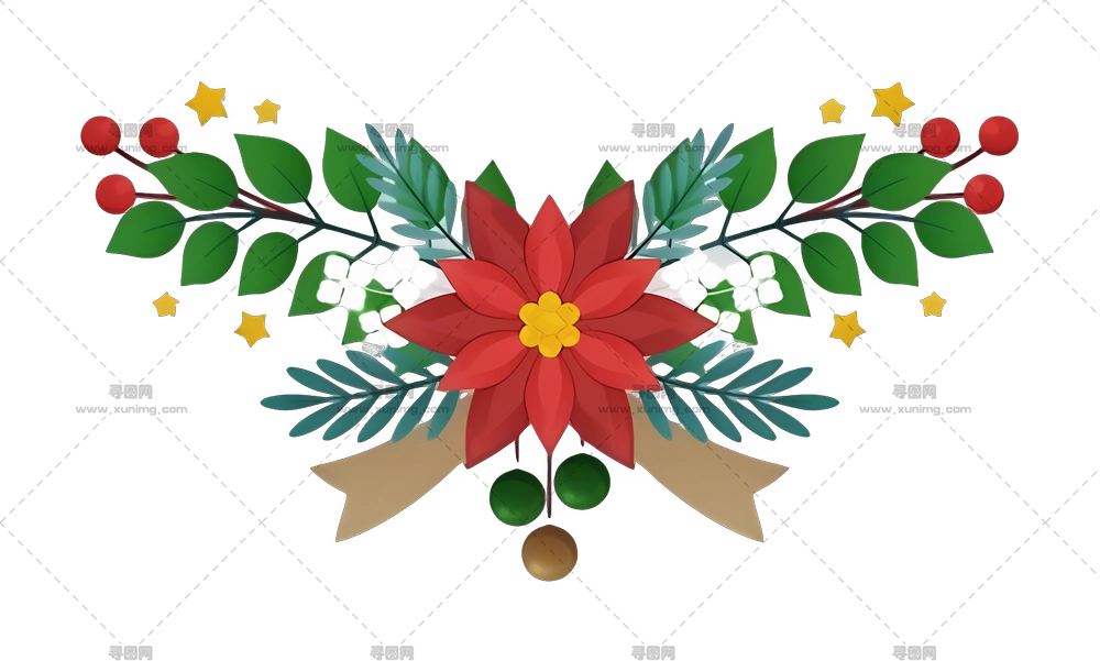 红掌与绿叶PNG免抠图预览图