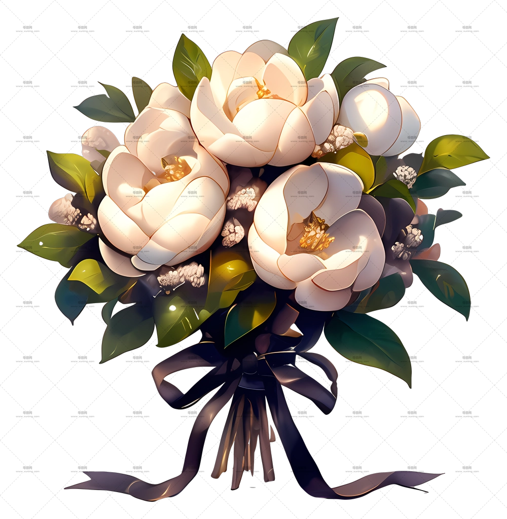 花束艺术 – 优雅的花束PNG免抠图预览图