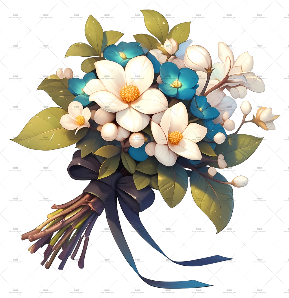 花束艺术 – 美丽的花束PNG免抠图预览图