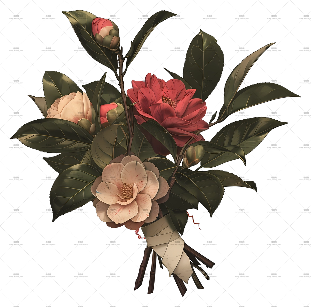 春花 – 精美的花卉束PNG免抠图预览图