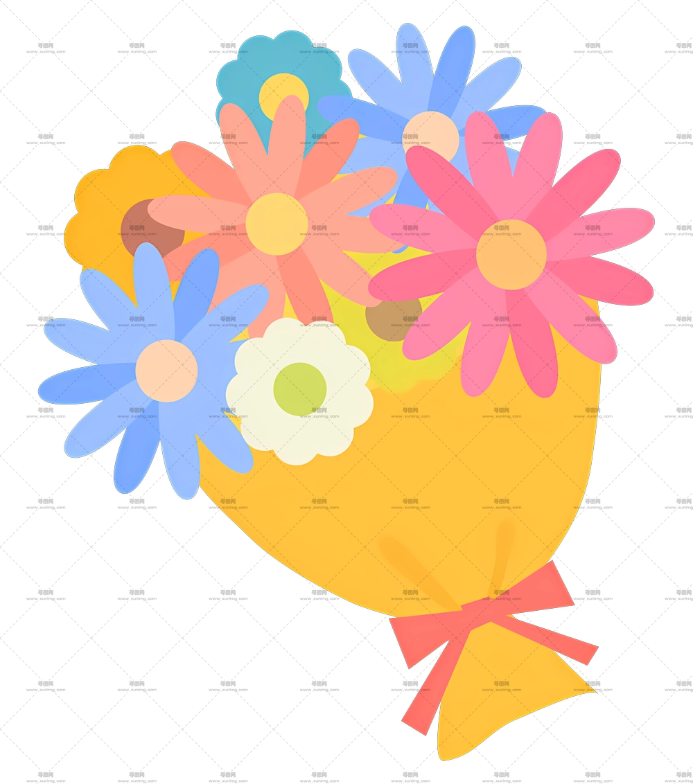 图标 – 多彩花束PNG免抠图预览图