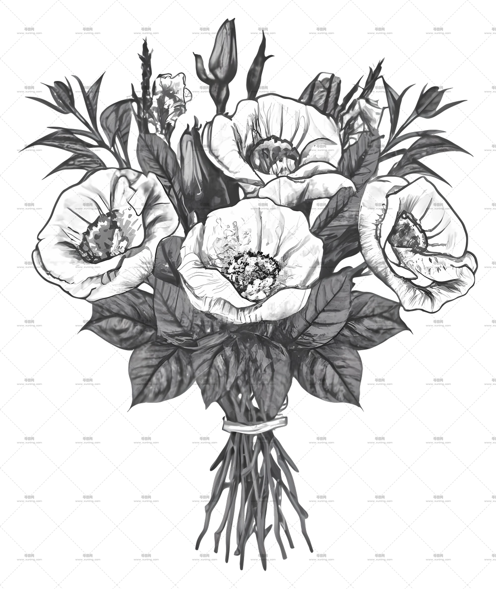 精美的花束PNG免抠图预览图