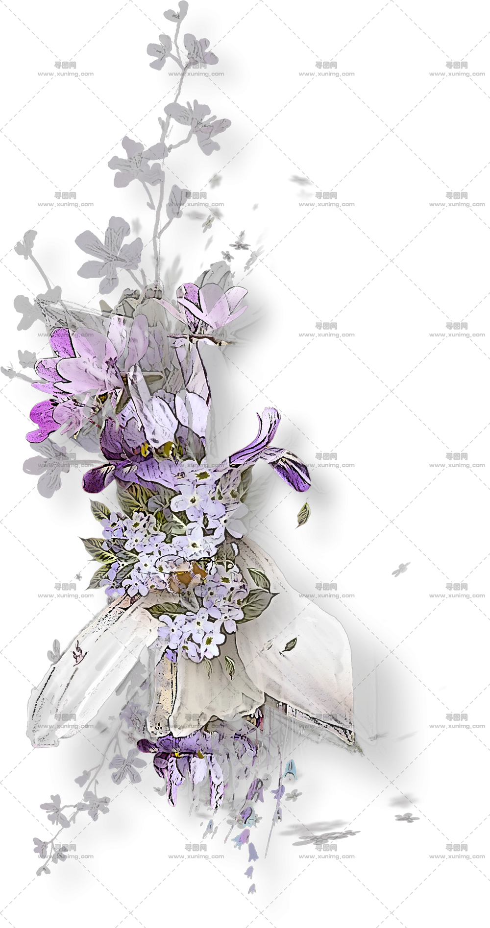 精致花束PNG免抠图预览图