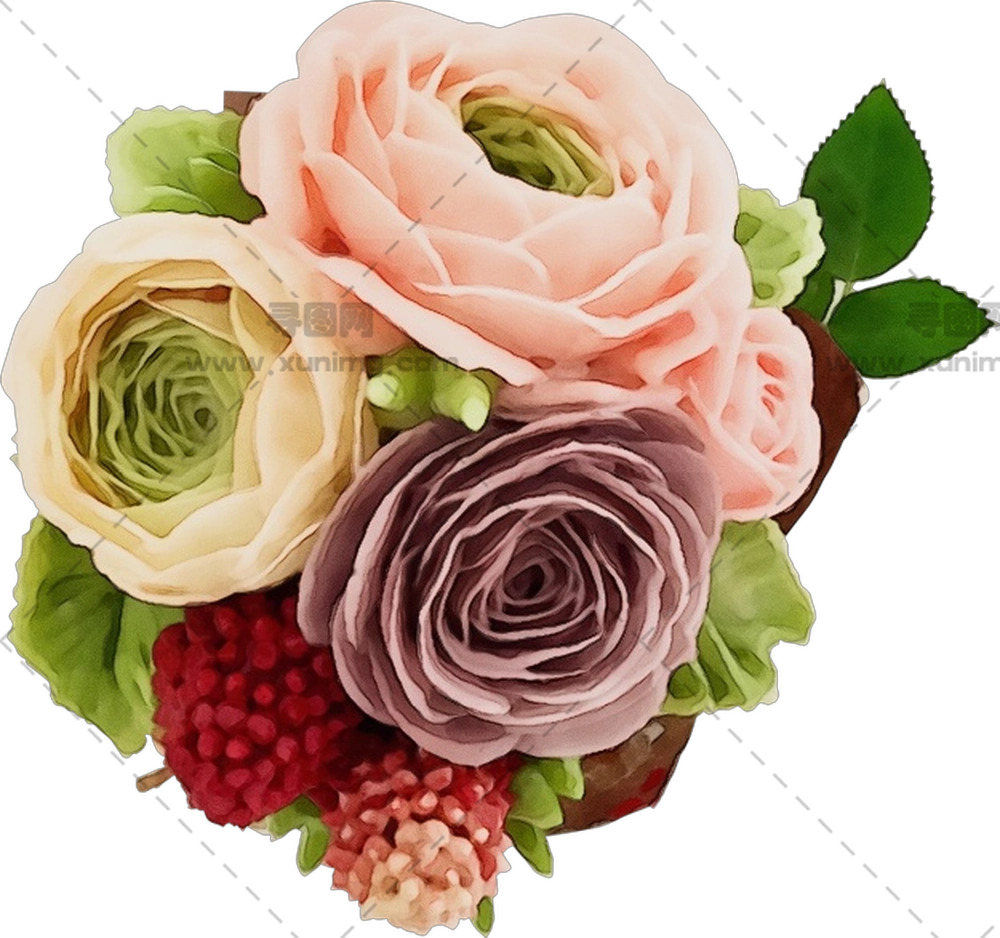 美丽的花束PNG免抠图预览图