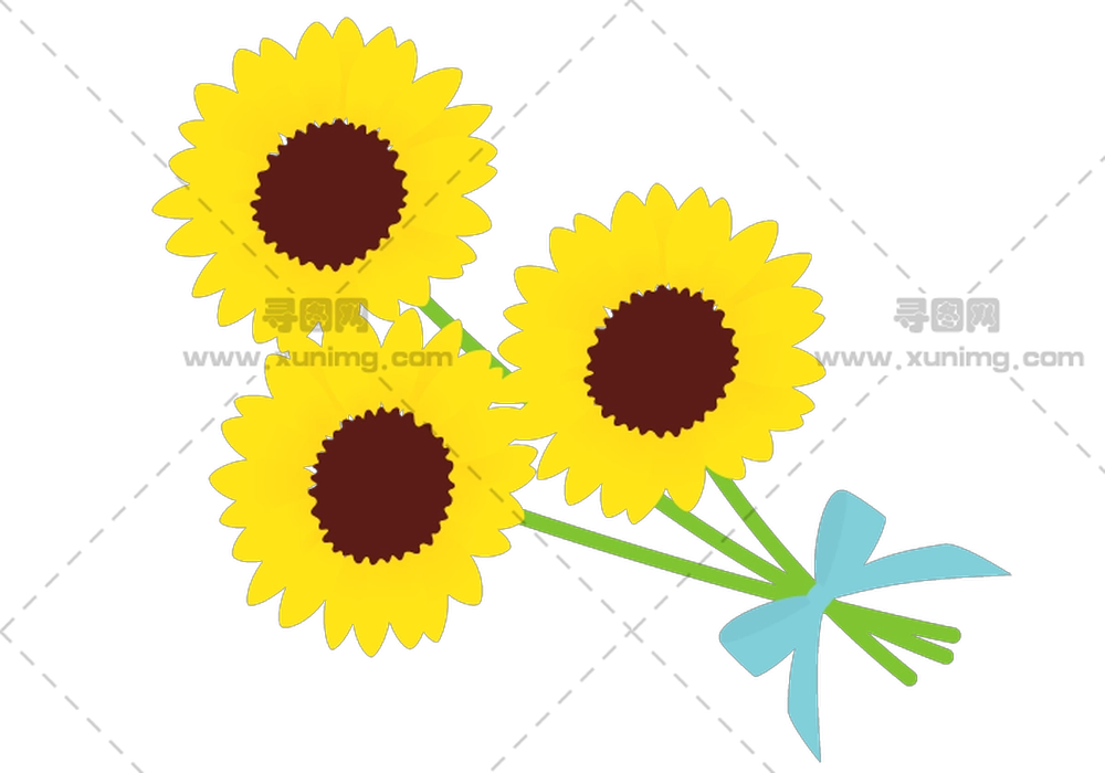 向日葵束 – 明亮的黄色向日葵束PNG免抠图预览图 向日葵束 – 明亮的黄色向日葵束PNG免抠图预览图