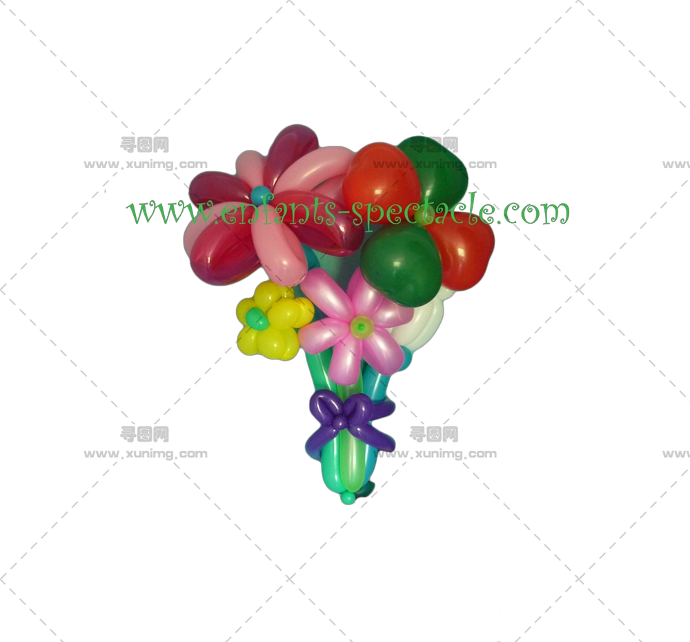 气球花束 – 节日彩色气球花束PNG免抠图预览图