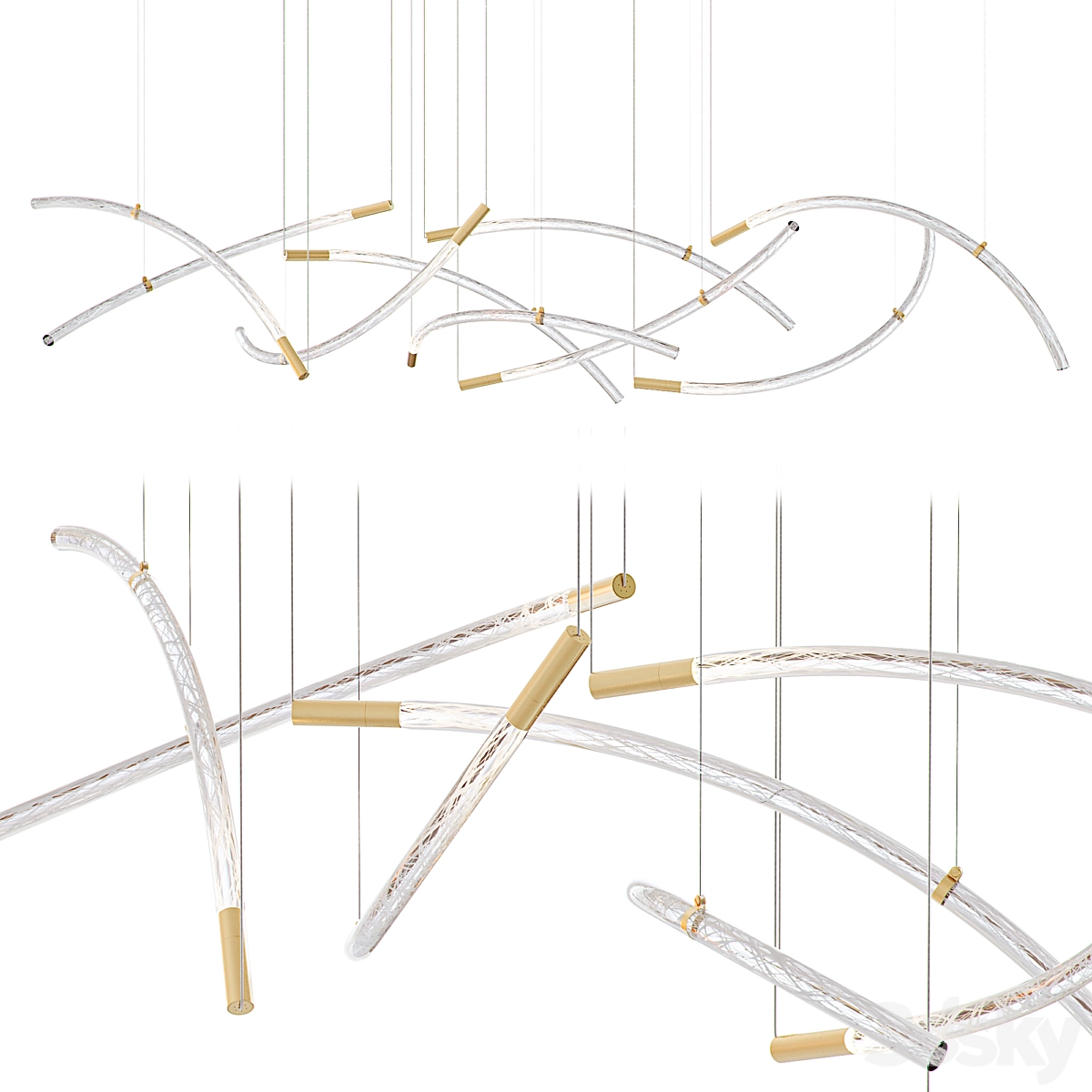 Bomma Flare 吊灯 9 3D模型预览图 Bomma Flare 吊灯 9 3D模型预览图