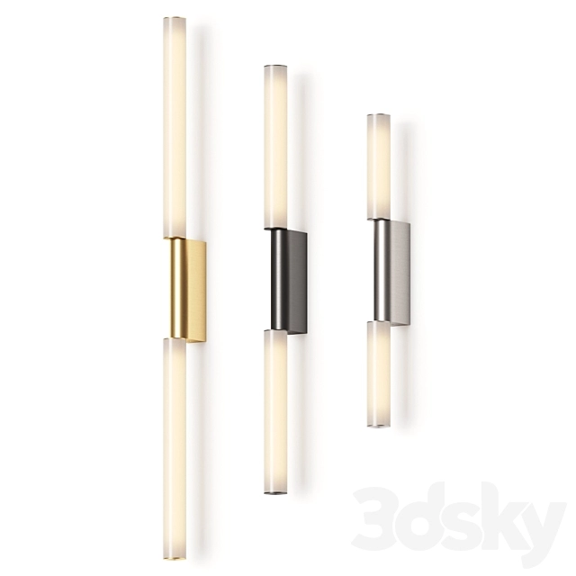 CVL 双层壁灯3D模型预览图 CVL 双层壁灯3D模型预览图