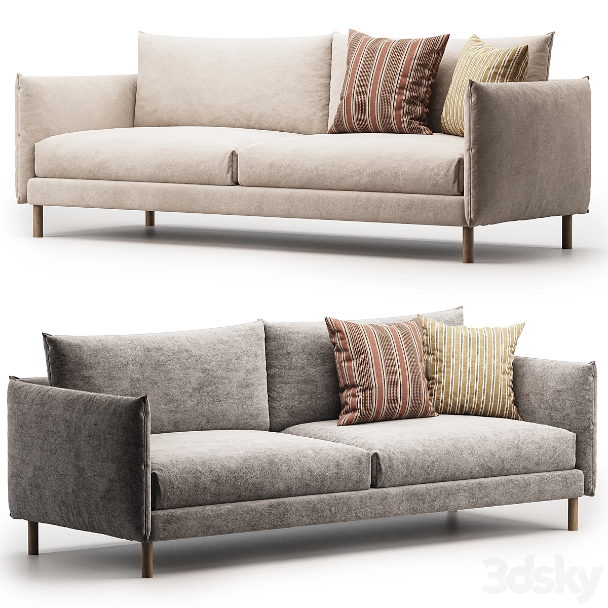 Clifton 沙发3D模型预览图 Clifton 沙发3D模型预览图