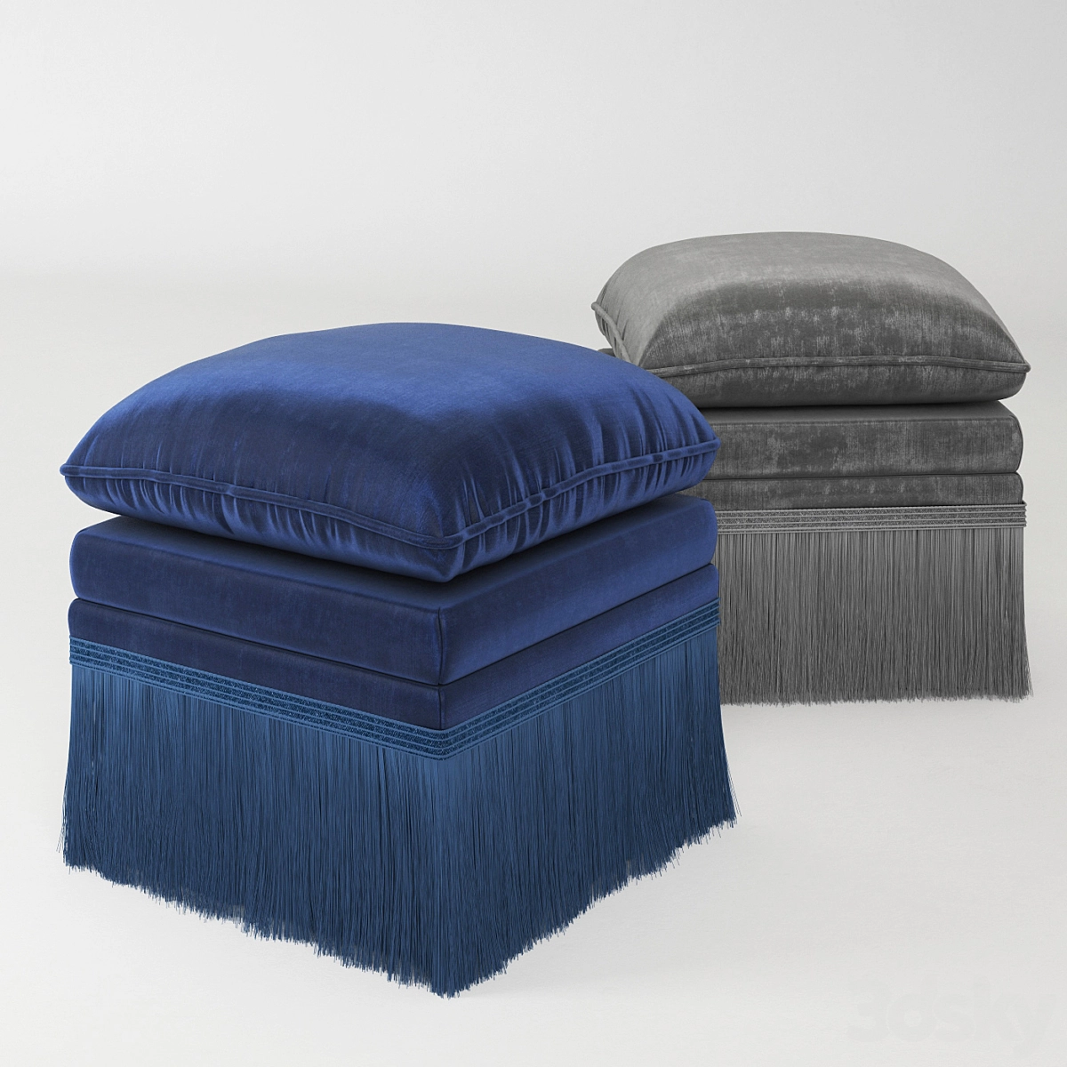 Eichholtz 110,075 罗奇亚斯凳3D模型预览图 Eichholtz 110,075 罗奇亚斯凳3D模型预览图