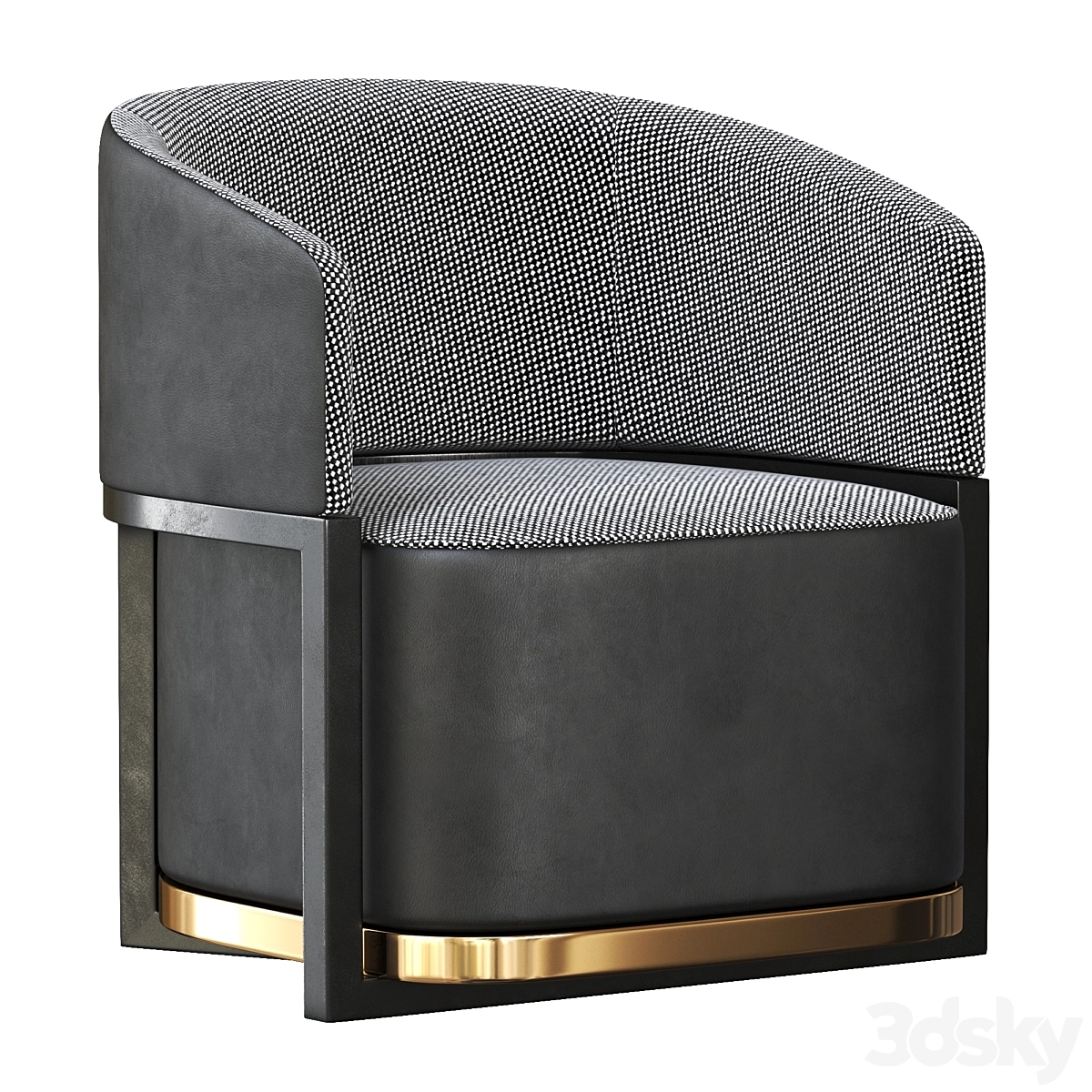 FRIDA 扶手椅3D模型预览图 FRIDA 扶手椅3D模型预览图