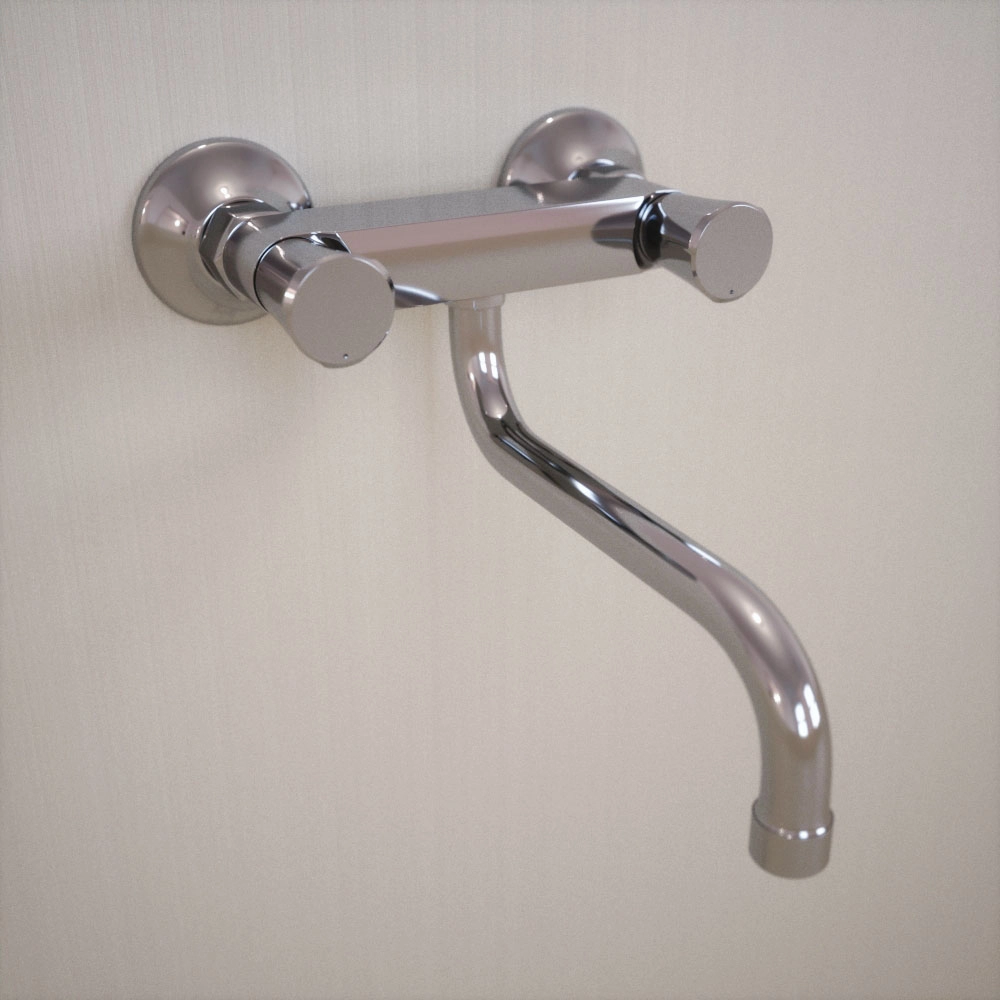 Grohe 洗手池混水阀3D模型预览图 Grohe 洗手池混水阀3D模型预览图