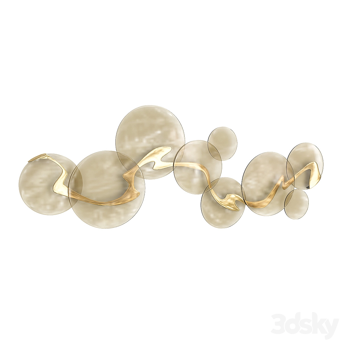 墙面装饰3D模型预览图 墙面装饰3D模型预览图