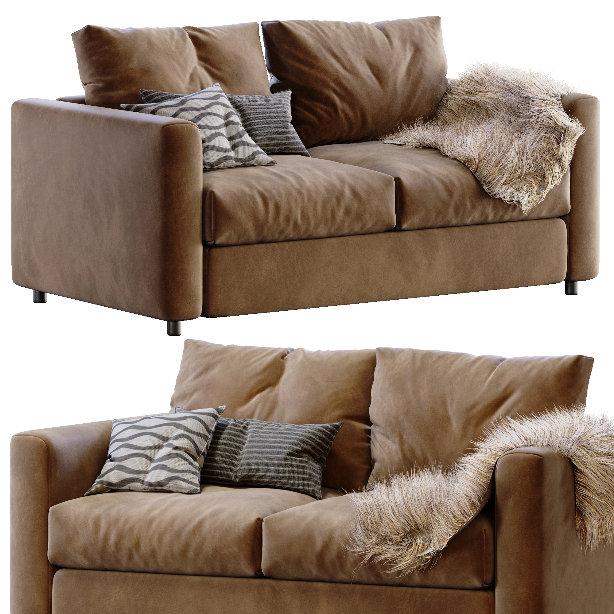 宜家 Vimle双人沙发3D模型预览图 宜家 Vimle双人沙发3D模型预览图