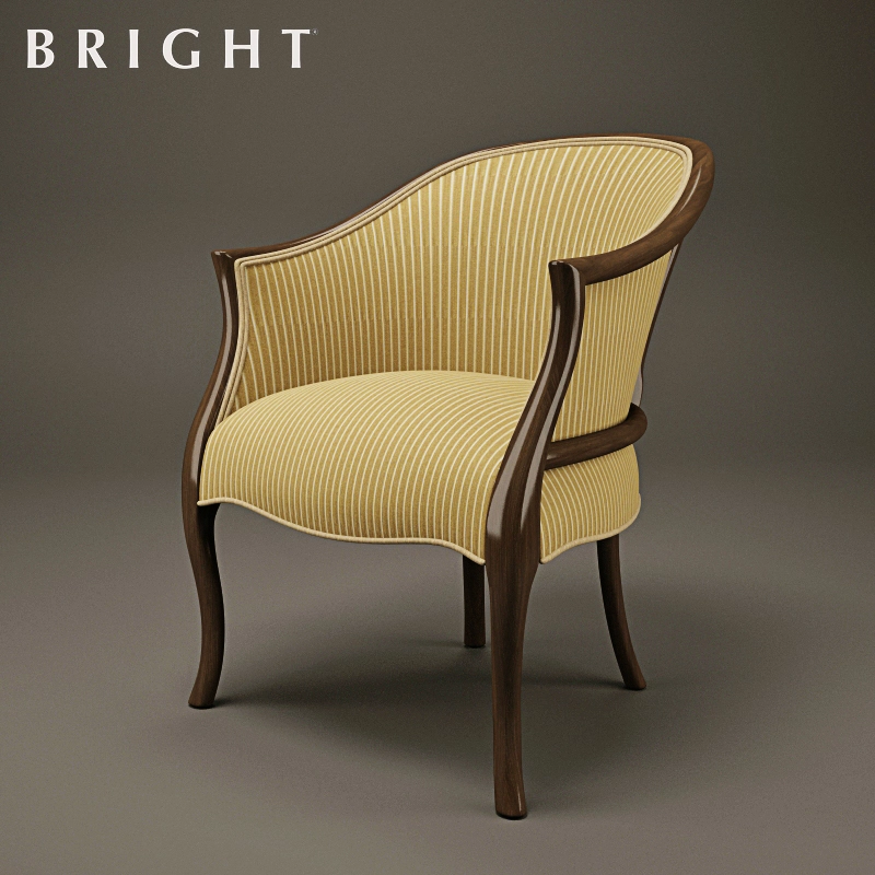 家用休闲扶手椅3D模型预览图 家用休闲扶手椅3D模型预览图