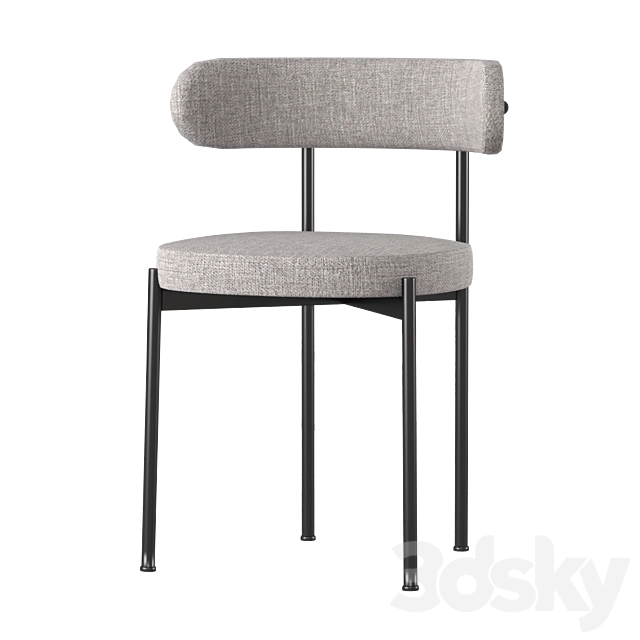 工业风椅子3D模型预览图 工业风椅子3D模型预览图