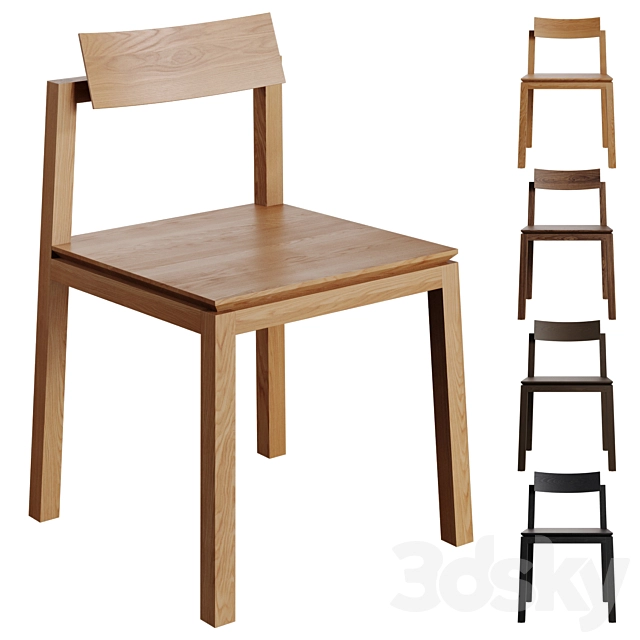 木椅3D模型预览图 木椅3D模型预览图