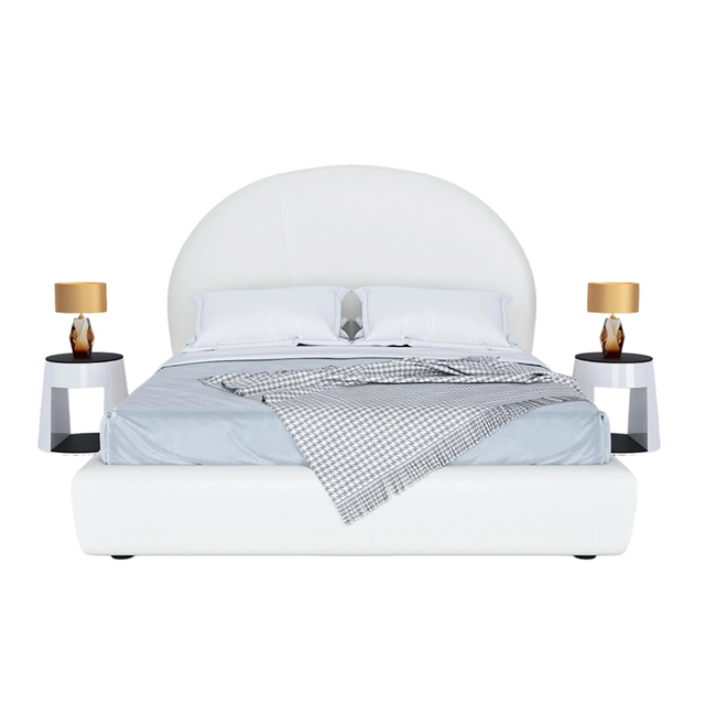 欧式双人床3D模型预览图 欧式双人床3D模型预览图