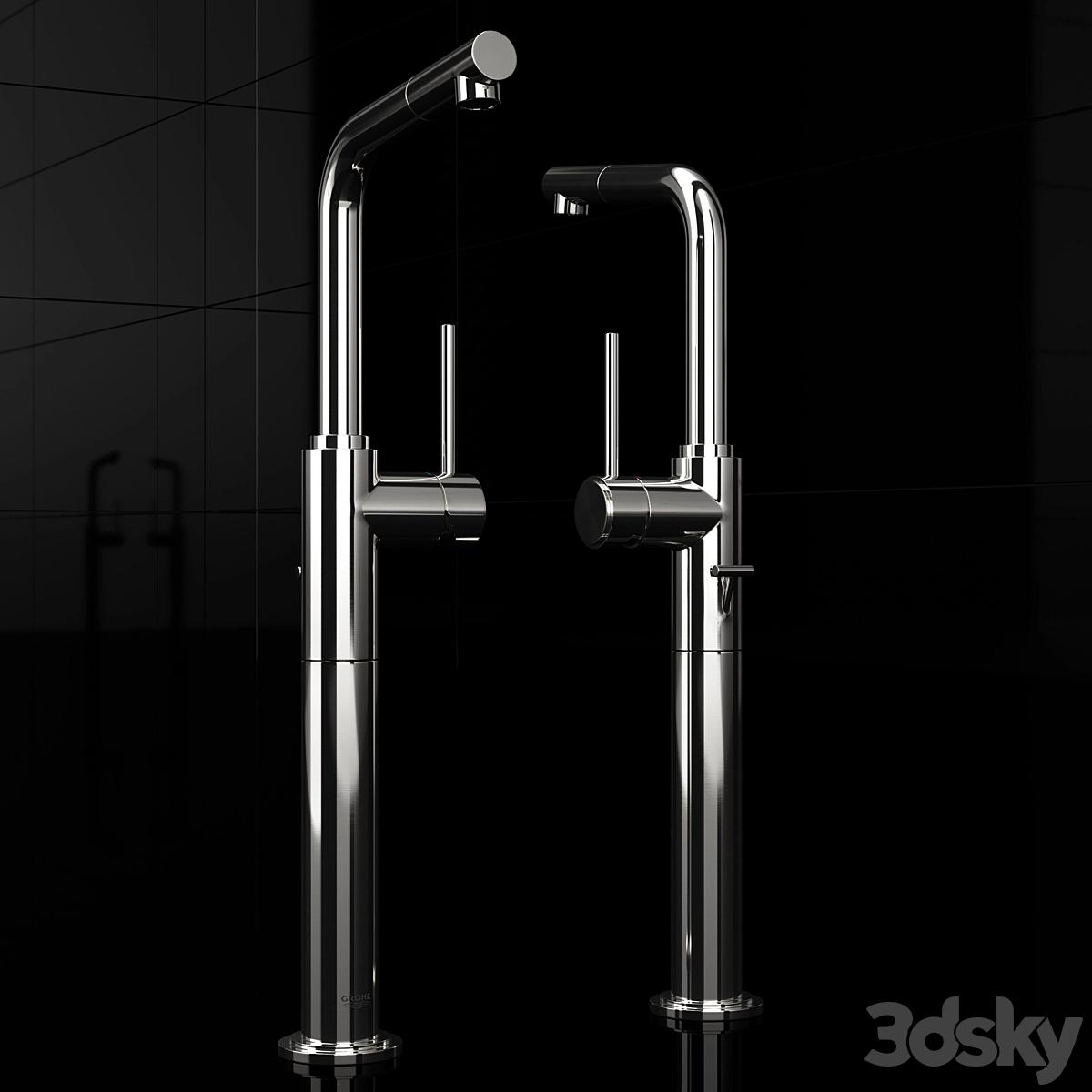 高仪雅欧 32130 款水龙头3D模型预览图 高仪雅欧 32130 款水龙头3D模型预览图