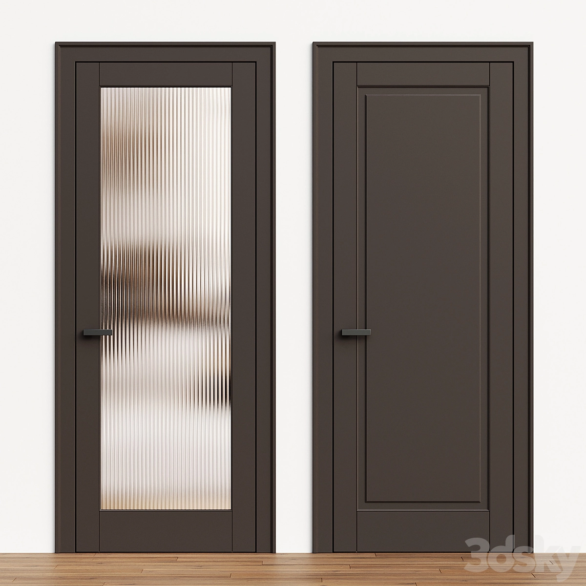 卧室门3D模型预览图1 卧室门3D模型预览图1