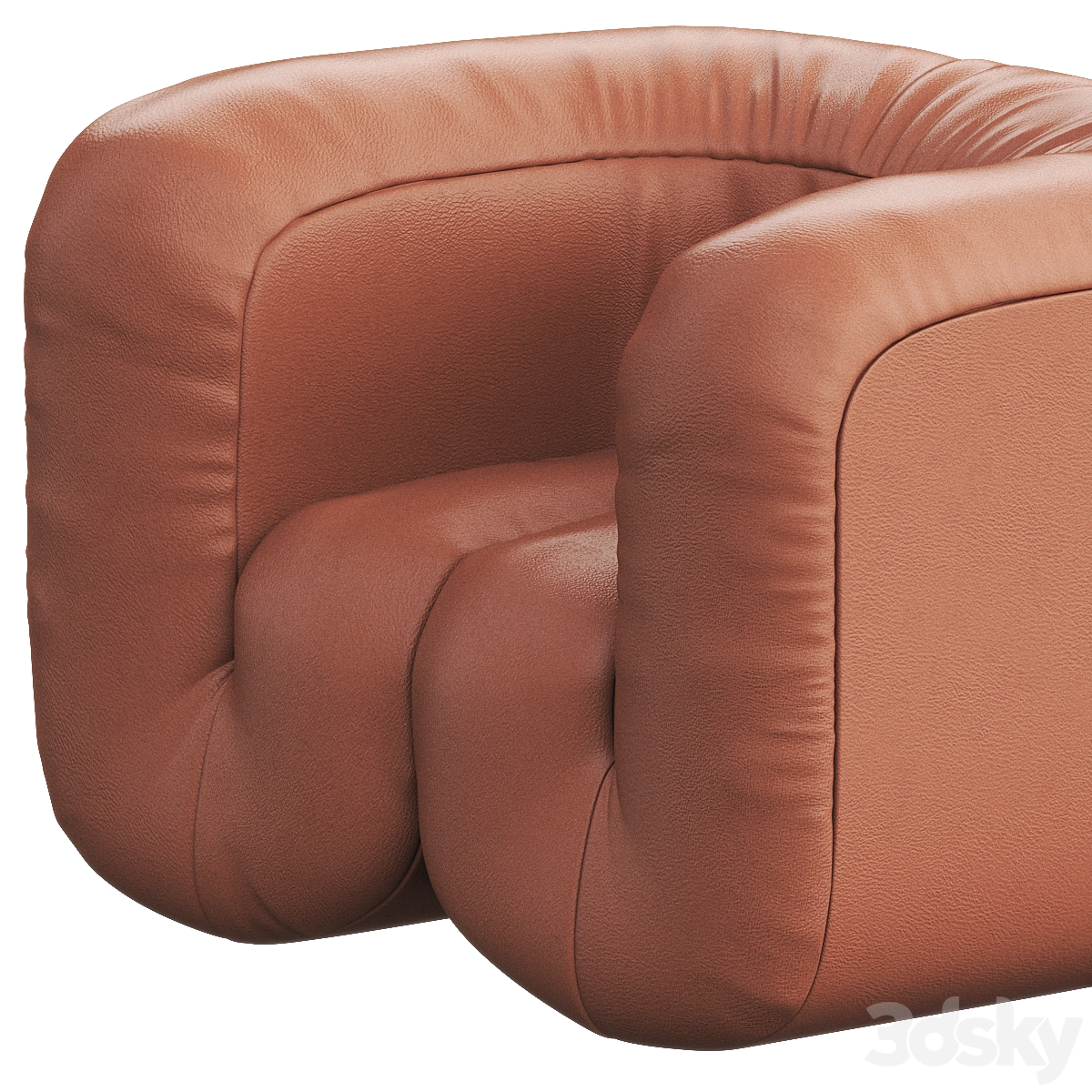 意式单人拳头沙发3D模型预览图1 意式单人拳头沙发3D模型预览图1