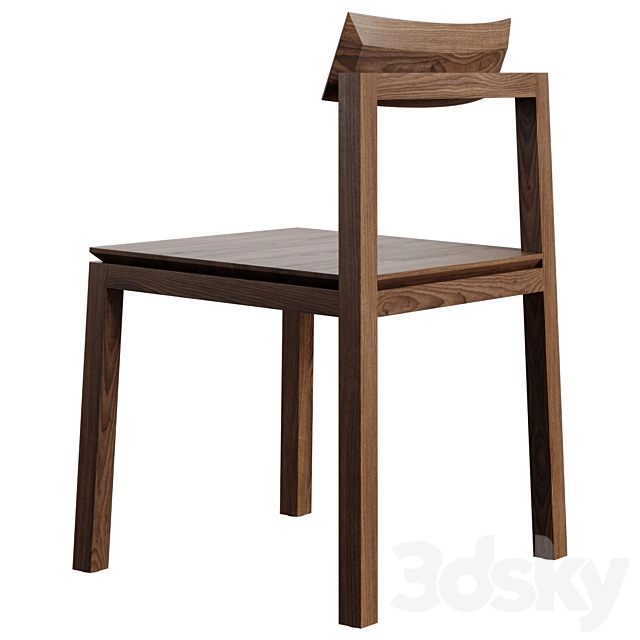木椅3D模型预览图2 木椅3D模型预览图2