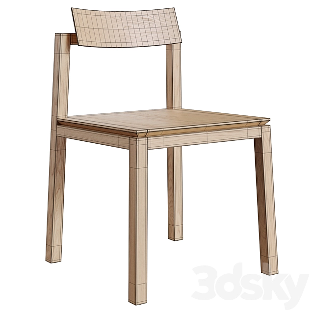 木椅3D模型预览图5 木椅3D模型预览图5