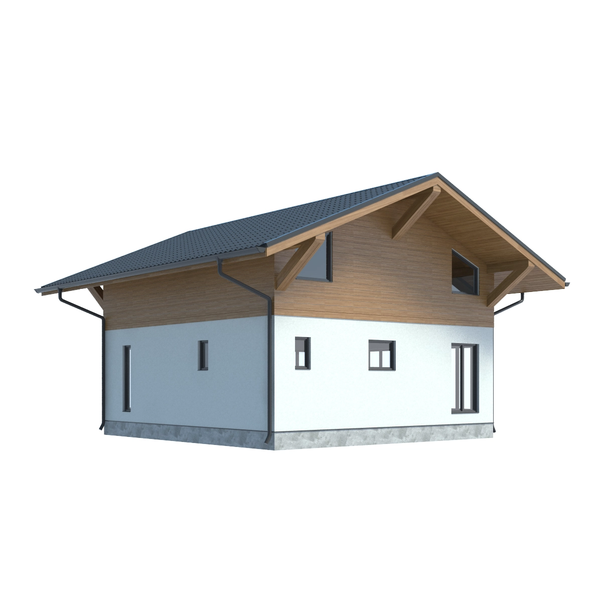 欧式房子3D模型预览图1 欧式房子3D模型预览图1