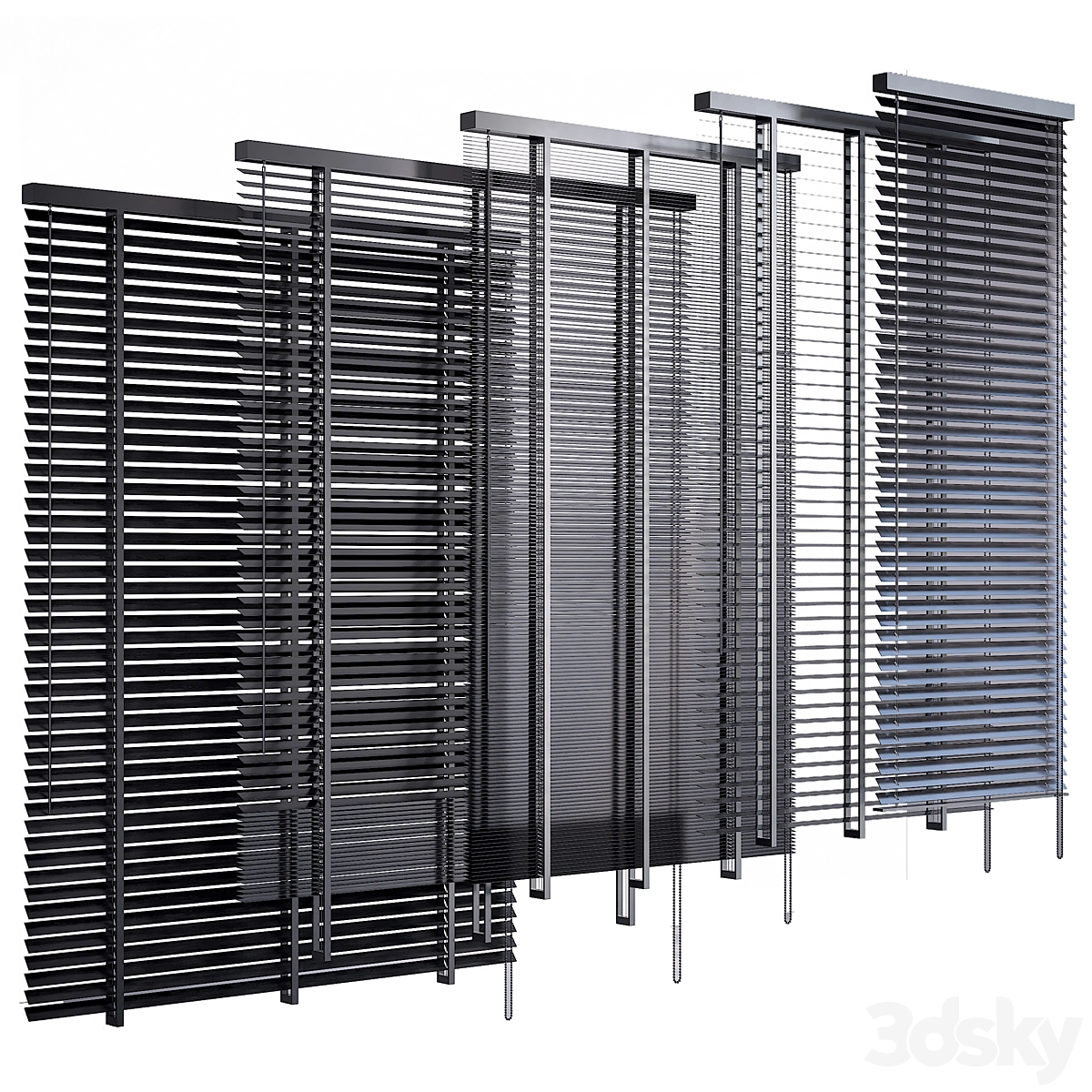 百叶窗14 3D模型预览图1 百叶窗14 3D模型预览图1