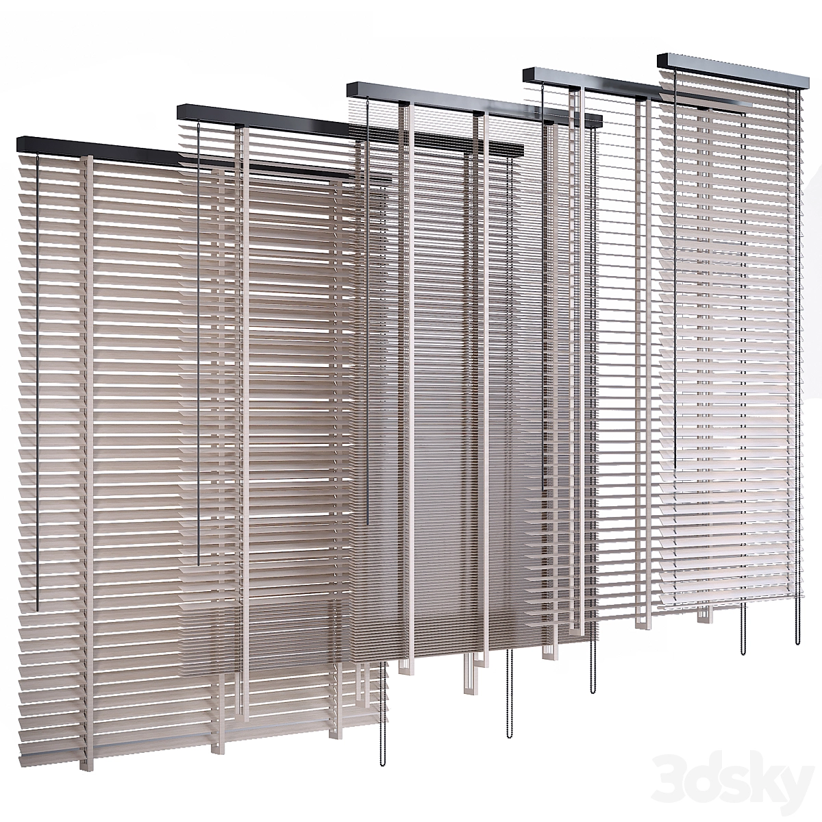 百叶窗14 3D模型预览图2 百叶窗14 3D模型预览图2
