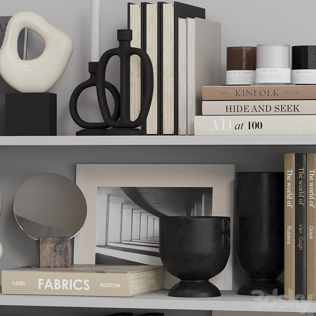 装饰架套装3D模型预览图1 装饰架套装3D模型预览图1