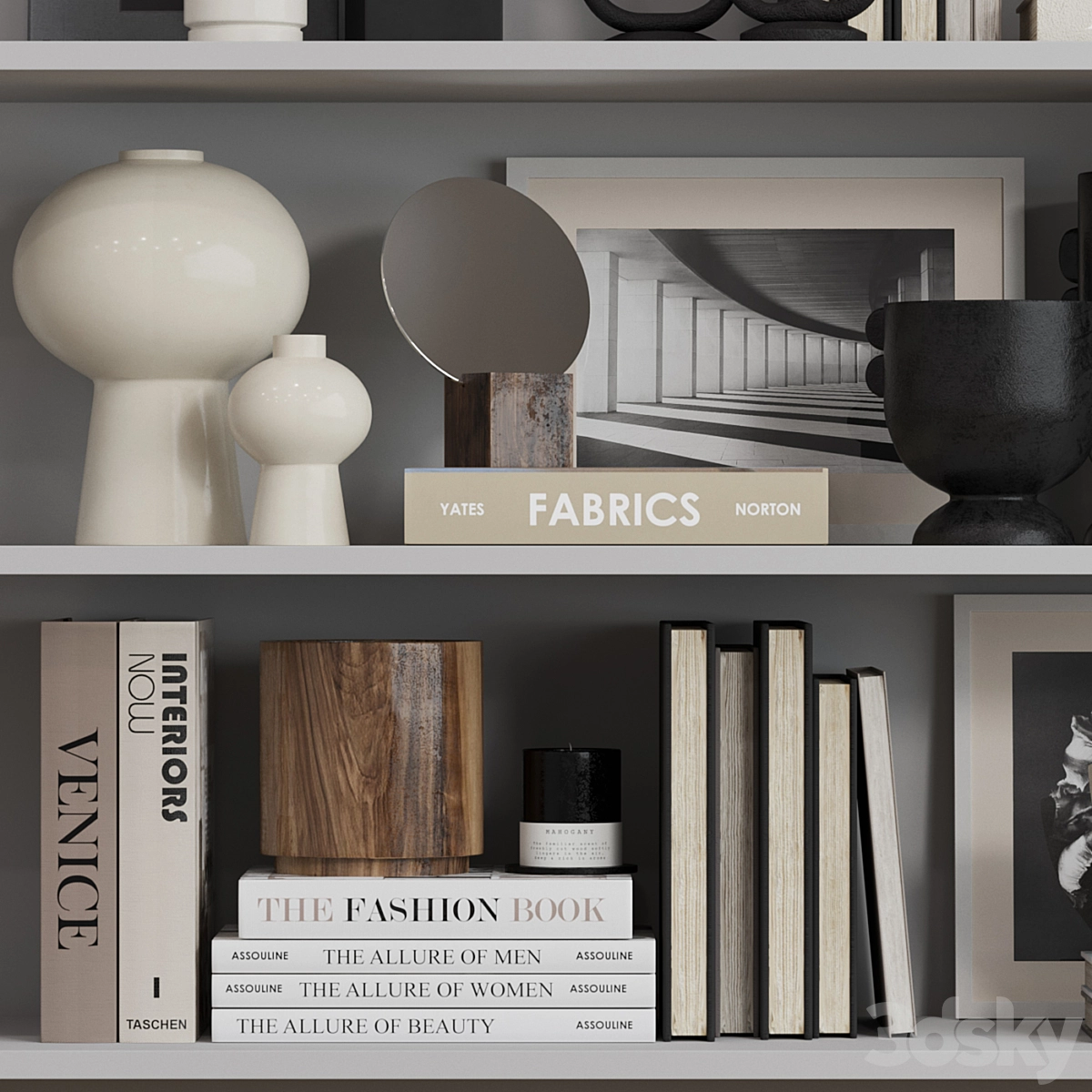 装饰架套装3D模型预览图2 装饰架套装3D模型预览图2