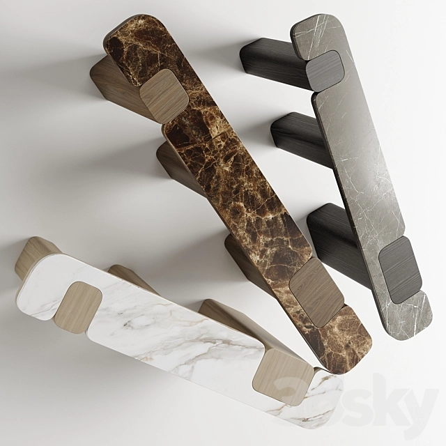 轻奢实木大理石玄关台3D模型预览图4 轻奢实木大理石玄关台3D模型预览图4