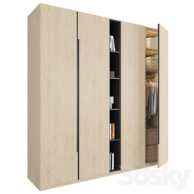 边柜装饰柜3D模型预览图1 边柜装饰柜3D模型预览图1