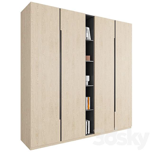 边柜装饰柜3D模型预览图2 边柜装饰柜3D模型预览图2