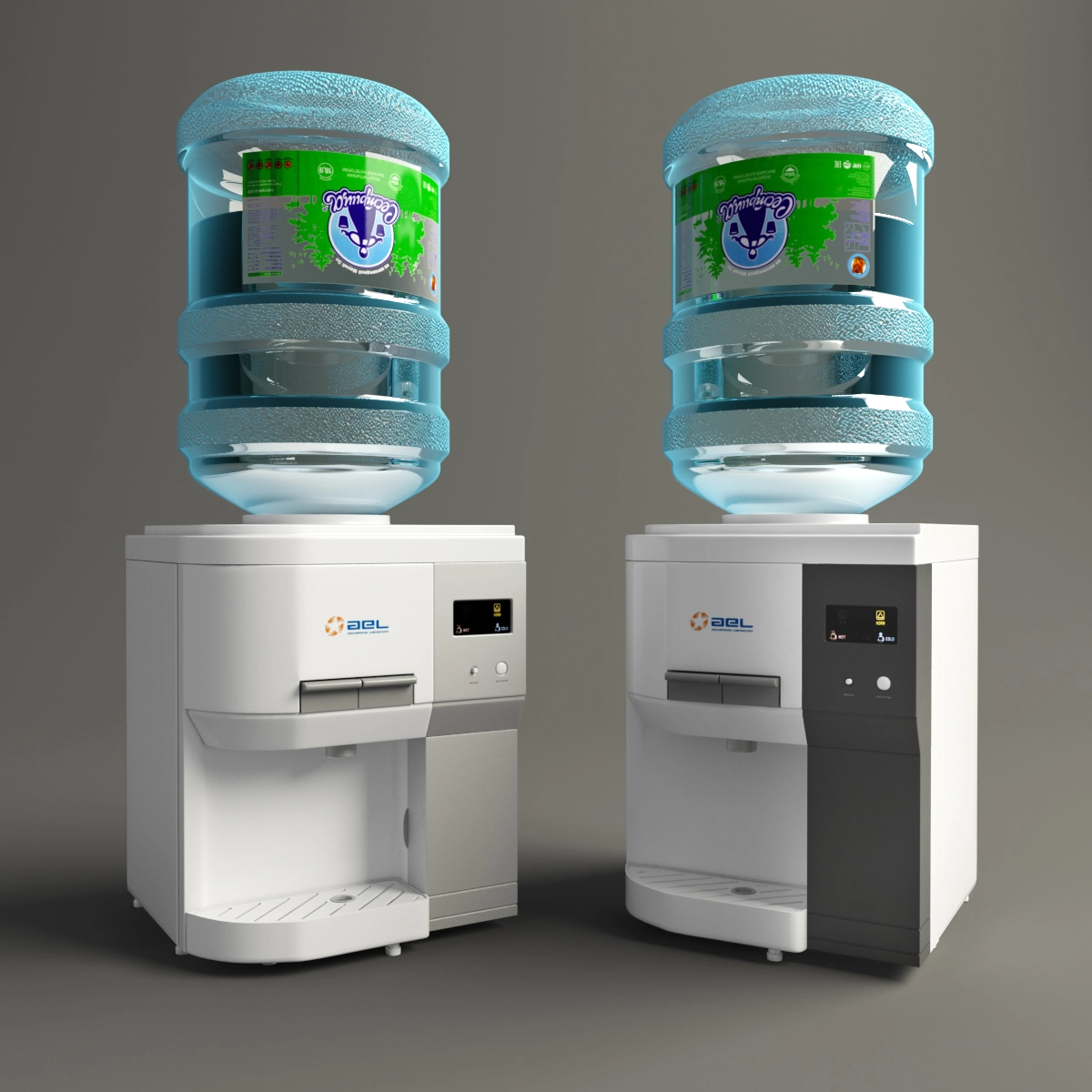 饮水机3D模型预览图1 饮水机3D模型预览图1