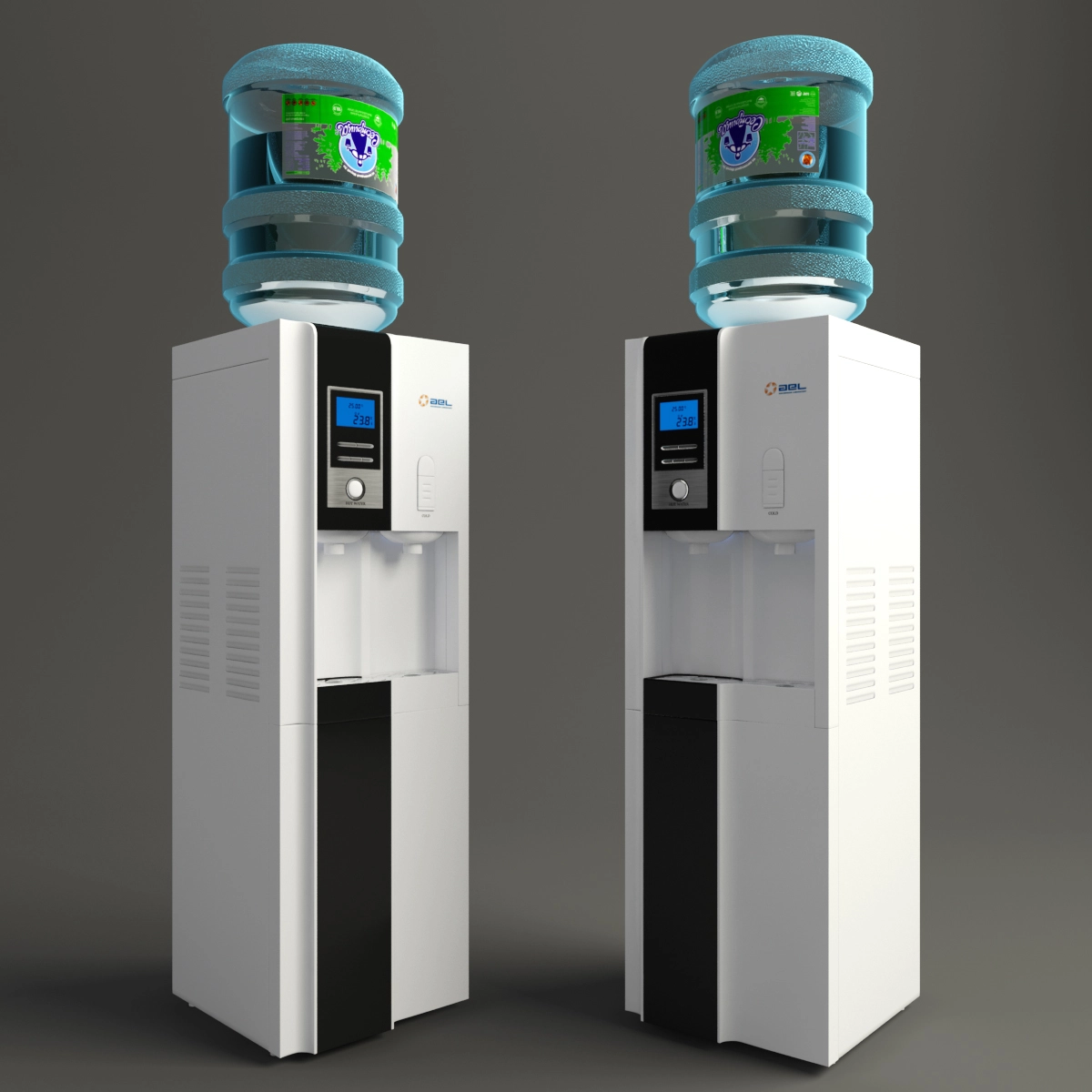 饮水机3D模型预览图2 饮水机3D模型预览图2